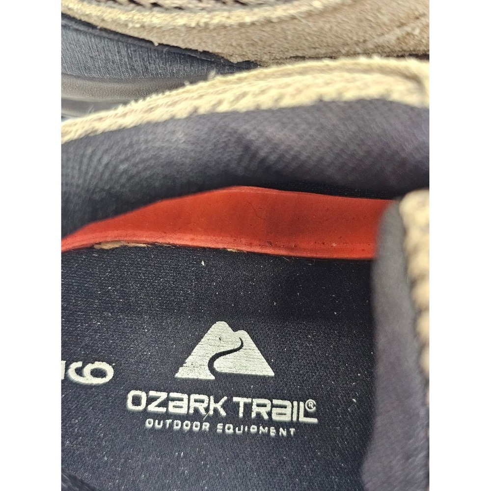 Ozark Trail Hiking Shoes Men 9 Brown Waterproof Outdoor Sneakers Shoes - Picture 7 of 11